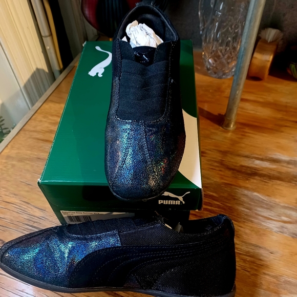 Black Puma Eskiva Sneakers Wmns 7.5M - Picture 4 of 7